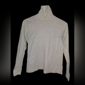 7/10. L.L. Bean Beige Turtleneck Top